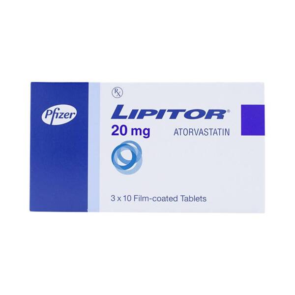 Lipitor 20mg x 30 Tablets