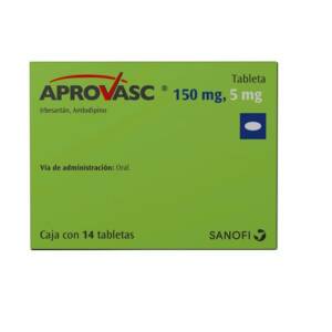 Aprovasc 150/5mg (Irbesartan/Amlodipine) x 28Tabs