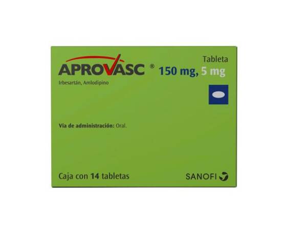 Aprovasc 150/5mg (Irbesartan/Amlodipine) x 28Tabs