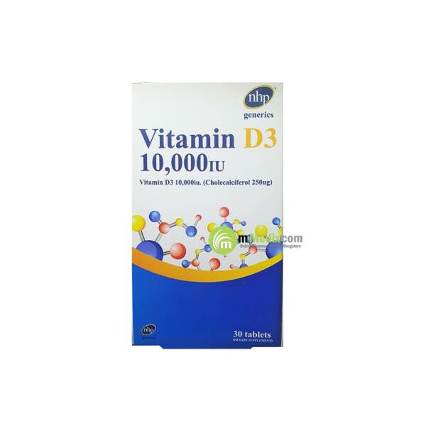 NHP Vitamin D3 10,000iu x 30 Tabs