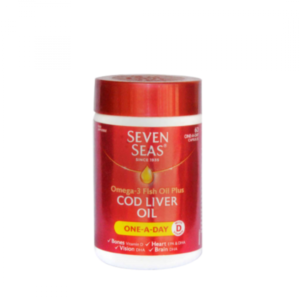 Seven Seas Cod Liver Oil + Omega 3 (60 Capsules)