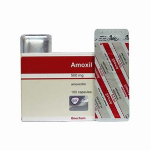 Amoxil 500mg X 100