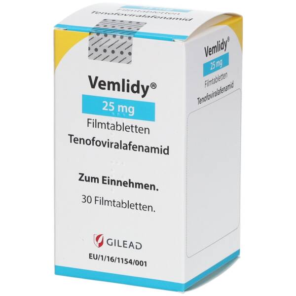 Vemlidy 25mg (Tenofovir alafenamide) x 30Tabs