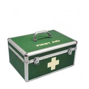 FIRST AID BOX EMPTY(GREEN BOX)