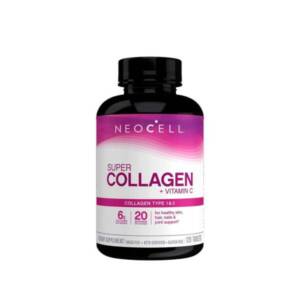 Neocell Super Collagen + C  6,000 mg Type 1 & 3 120 tablets
