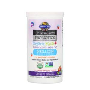 Garden of Life Dr. Formulated Probiotics Organic Kids + Tasty Organic Berry Cherry 30 Yummy Chewables