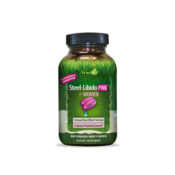 Buy Here Irwin Naturals Steel Libido for Women Pink