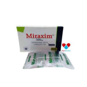 Miraxim (Cefuroxime Axetil )500mg