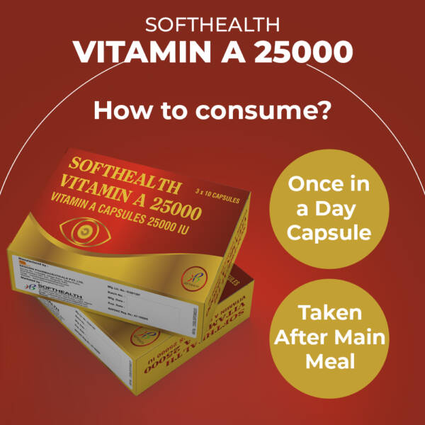 AJ Wellness Vitamin A 25000 IU [30 Caps]