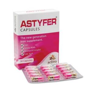 Astyfer iron, amino acids and vitamin b complex capsules
