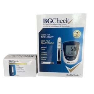BGCheck Blood Glucose Meter & Sugar Level Monitor + 10 Free Strips