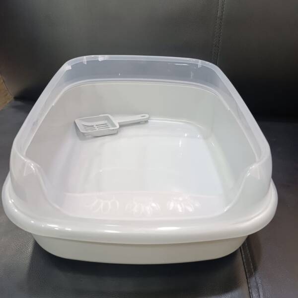 Bioline Open Cat litter Box  (with Transparent Border)