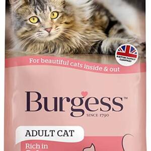 Burgess Adult Cat  Dry Food 10kg (Scottish Salmon)