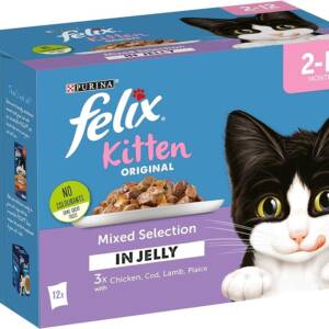 Felix Kitten Original wet food mixed selection (12 * 100g)