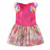 Flower Sleeve Dress Pink (Small)