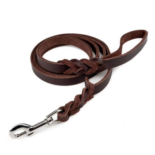 Pet pretty  Leather Leash (Woven)