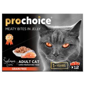 Prochoice Meaty Balls in Jelly  Cat wet pouch (12 pack)