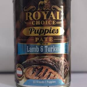 Royal Choice Puppy Can Food PATE (Lamb and Turkey)