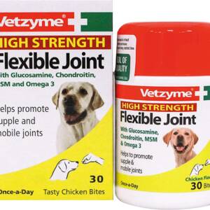 Vetzyme High Strength Flexible Joints For Dogs (30 Tabs)