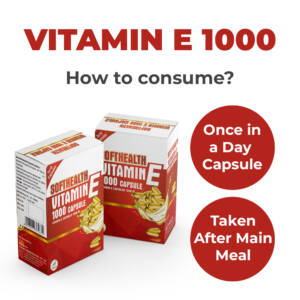 AJ Wellness Vitamin E 1000 IU [30 Caps]