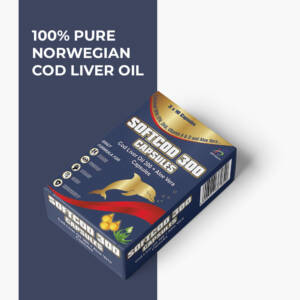 AJ Wellness Soft cod 300 (COD LIVER OIL 300 MG + ALOE VERA CAPSULES) [30 Caps]