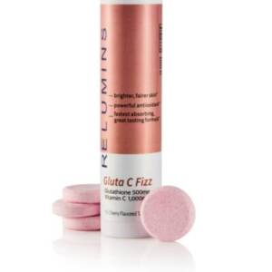 NEW! Relumins Gluta C Fizz ? Cherry Flavored Glutathione and Vitamin C Effervescent Tablets