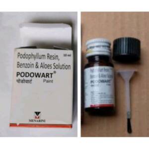 Podowart (Podophyllum resin, benzoin & Aloes Solution)