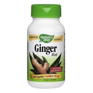 Nature?s Way Ginger Root 550mg Capsules X 100