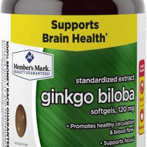 MEMBER?S MARK GINKGO BILOBA 120MG X 350 SOFTGELS