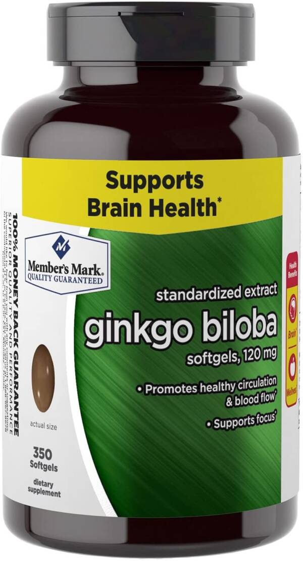 MEMBER?S MARK GINKGO BILOBA 120MG X 350 SOFTGELS