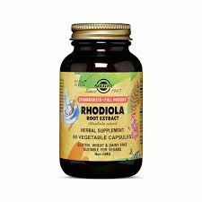 SOLGAR RHODIOLA ROOT EXTRACT X 60VEGETABLE CAPSULES