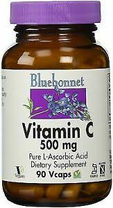 BLUEBONNET  VITAMIN C 500MG X 90 VEGETABLE CAPSULES
