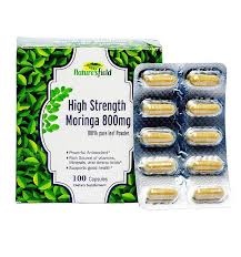 NATURE?S FIELD HIGH STRENGTH MORINGA 800MG x 100 CAPSULES