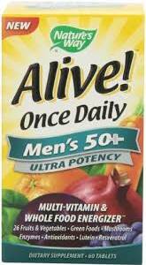 NATURE?S WAY ALIVE MEN?S 50+ X 60TABLETS