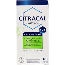 CITRACAL +MAGNESIUM  X 120 CAPSULES