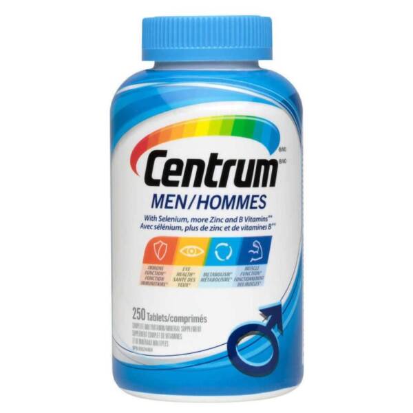 CENTRUM MEN HOMMES X 250TABLETS