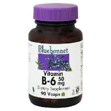 BLUEBONNET  VITAMIN B6 50MG  X 90 VEGETABLE CAPSULES
