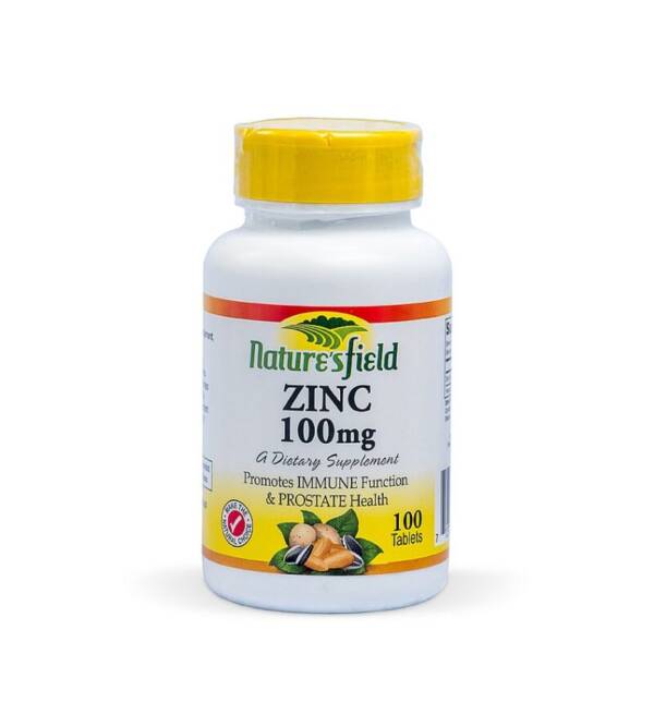 NATURE?S FIELD  CHELATED ZINC 10MG X100 TABS