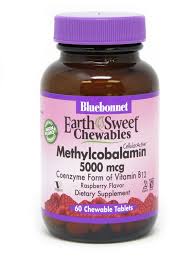 BLUEBONNET  METHYLCOBALAMINE  5000MCG X 60CHEWABLE TABLETS