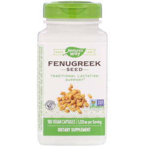 NATURE?S WAY  FENUGREEK 610MG x 180 CAPSULES