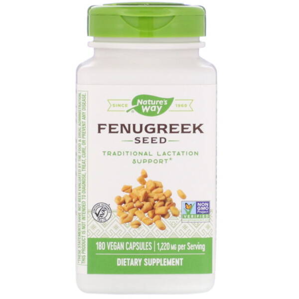 NATURE?S WAY  FENUGREEK 610MG x 180 CAPSULES