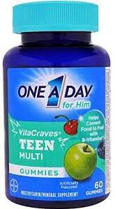 ONE A DAY TEEN HIM  X 60 GUMMIES