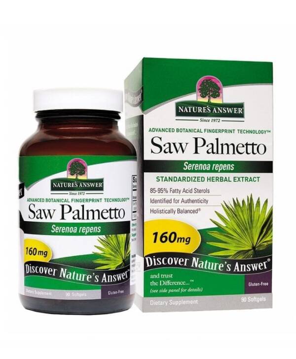 NATURES ANSWER SAW PALMETTO 160MG X 90 SOFTGELS