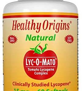 HEALTHY ORIGINS NATURAL LYC-O-MATO- 15MG X 60 SOFTGELS