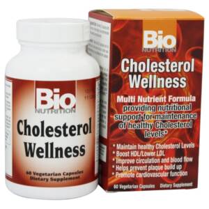 BIO NUTRITION CHOLESTEROL WELLNESS X 60CAPSULES