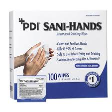 INSTANT HAND SAIITIZING WIPES