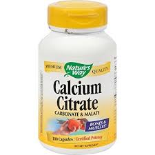 NATURE?S WAY CALCIUM CITRATE  X 100CAPSULES