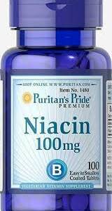 PURITANS PRIDE NIACIN 100MG X100TABLETS