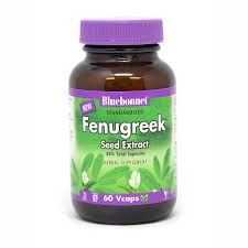 BLUEBONNET FENUGREEK SEED EXTRACT X 60 VEGETABLE CAPSULES