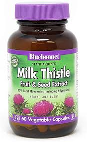 BLUEBONNET MILK THISTLE FRUIT AND SEED EXTRACT X 60VEGETABLE CAPSULES